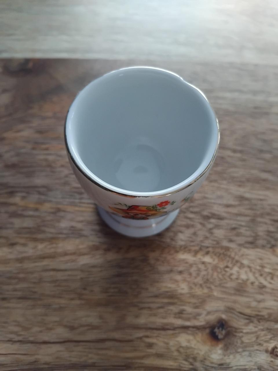 Vintage 60's Eierdopjes Porselein