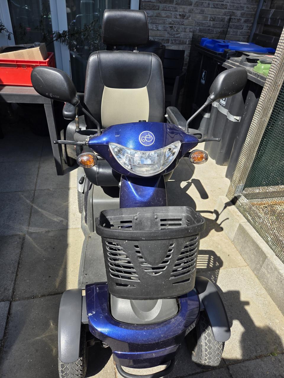Scootmobiel Exel Galaxy 2 blauw .4wielen