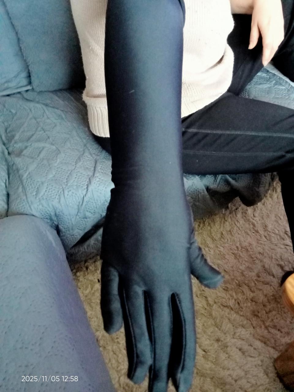 1 paar nette lange handschoenen