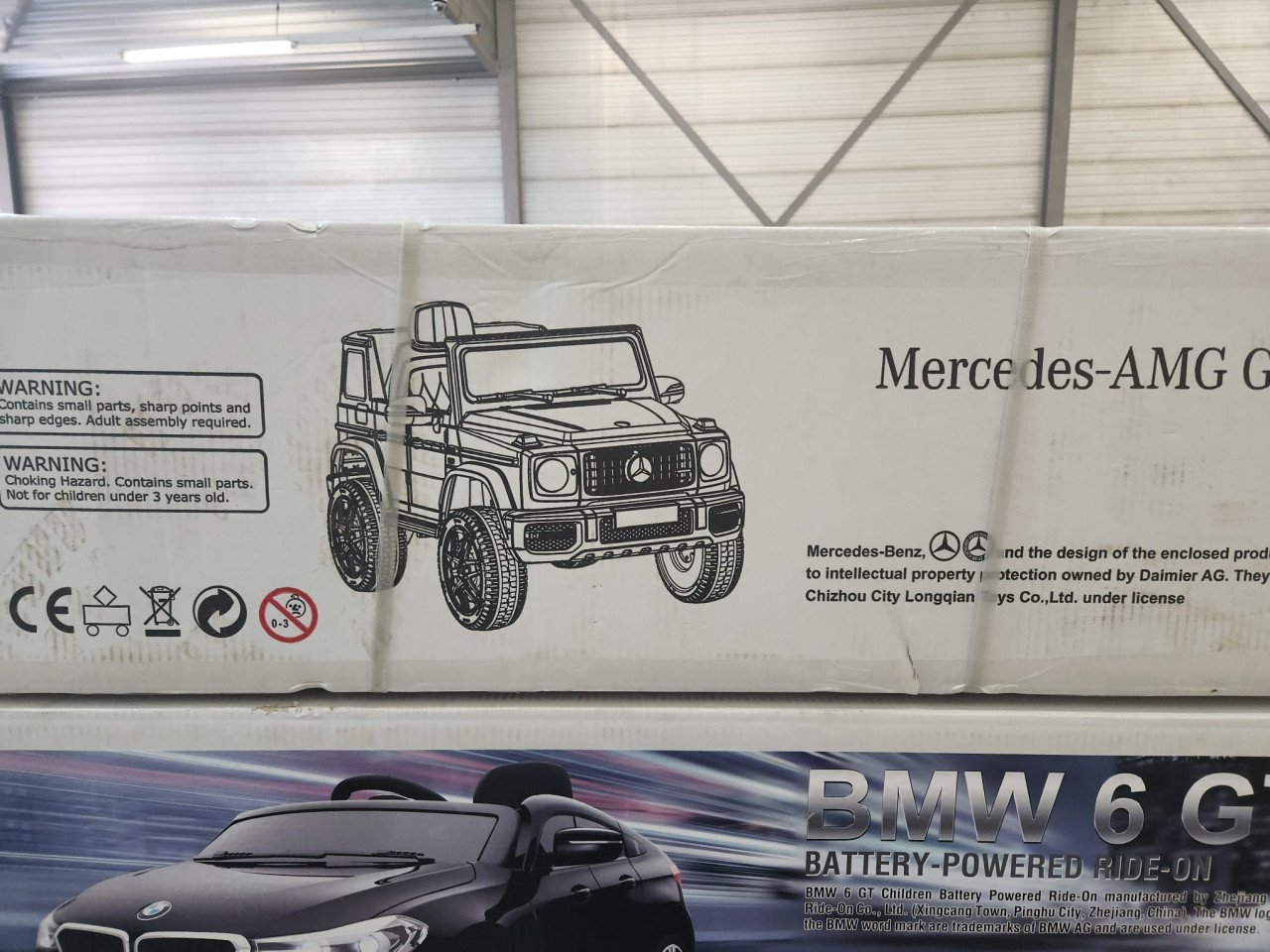 Mercedes Benz G63 AMG Zwart 12V Kinderauto met Afstandsbediening