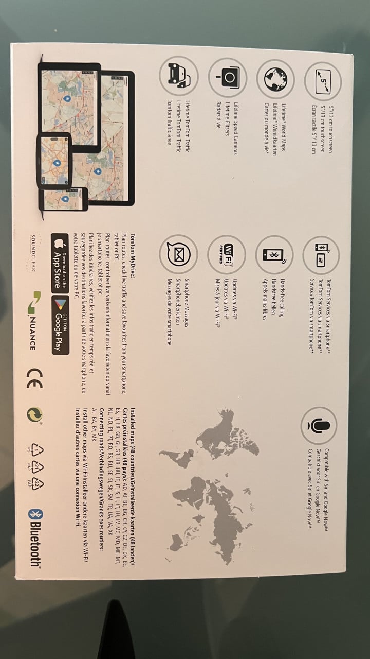 TomTom GO 520 – Autonavigatie – Wereld