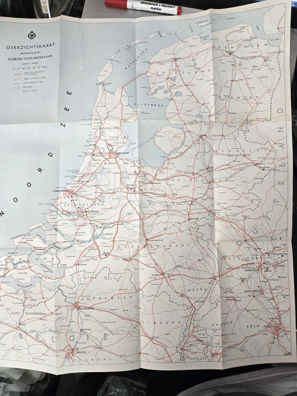 Reisboek voor Nederland uitgegeven door de ANWB, 3e druk 1965