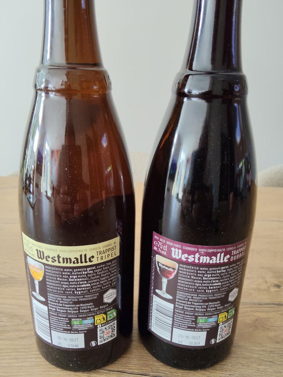 Westmalle Speciaalbier 75cl - Tripel en Dubbel