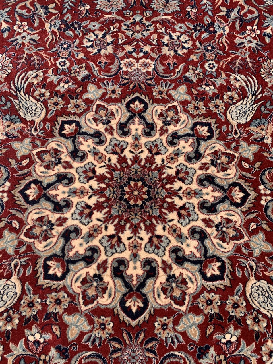 ✨Prachtig Sfeervol Vintage Vloerkleed Louis de Poortere✨Rood-Blauw✨
