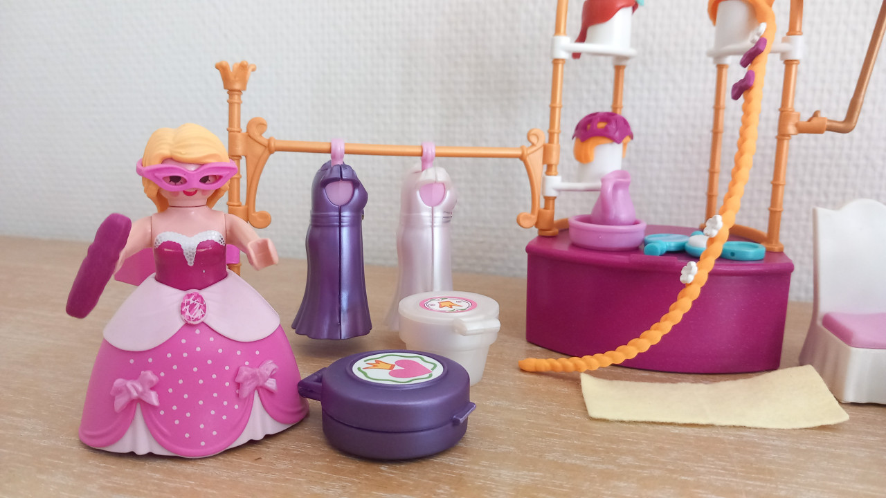 Playmobil koninklijke kleed en schoonheidssalon set 6850