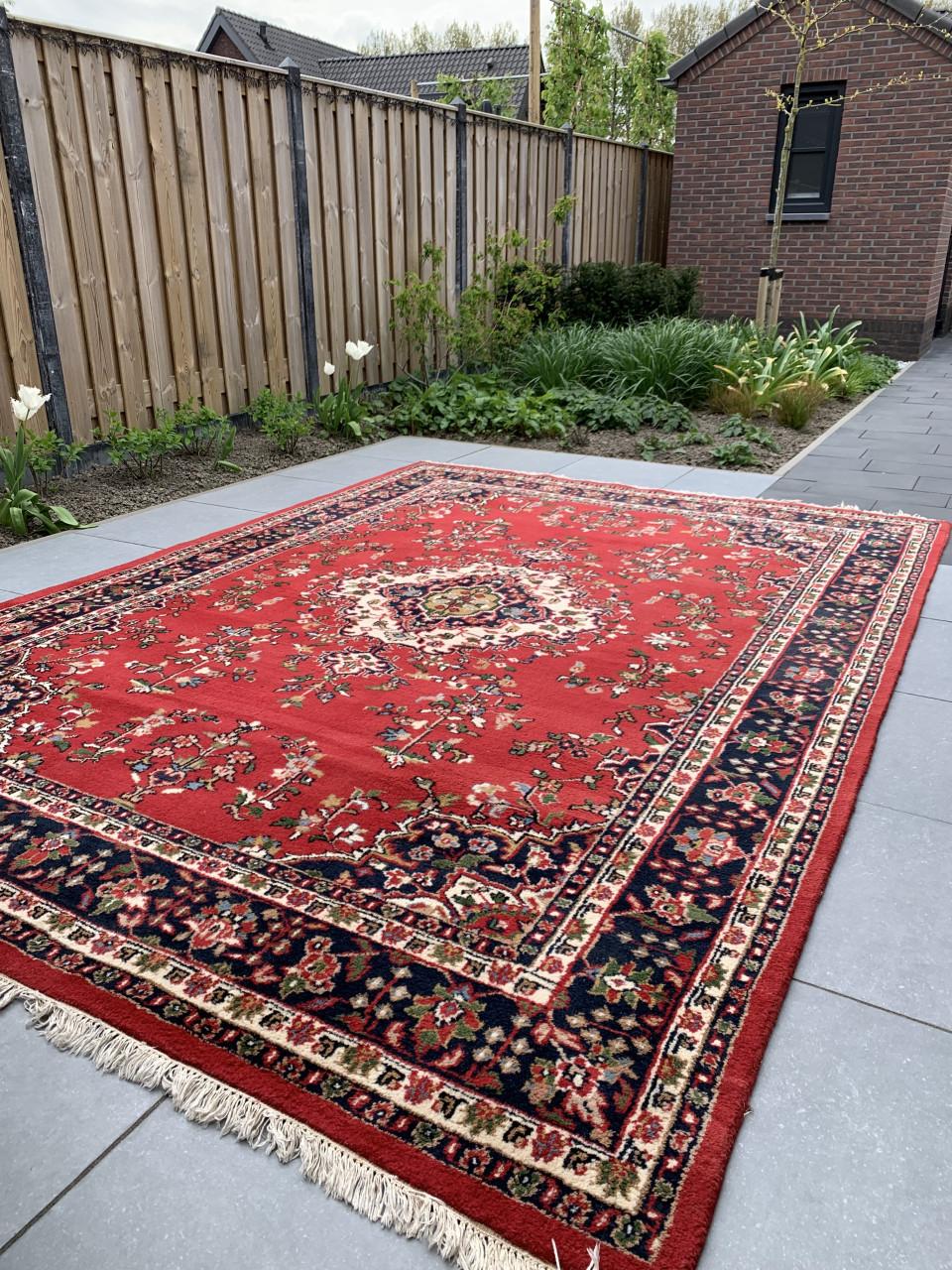 ❣️Schitterend Sfeervol Groot Handgeknoopt Vintage Vloerkleed uit India❣️