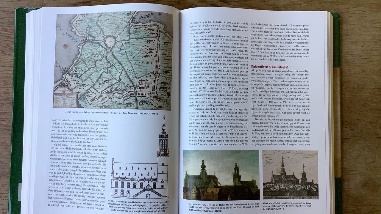 De parochiekercke van Hulst soo binnen als buijten. Willibrordus basiliek