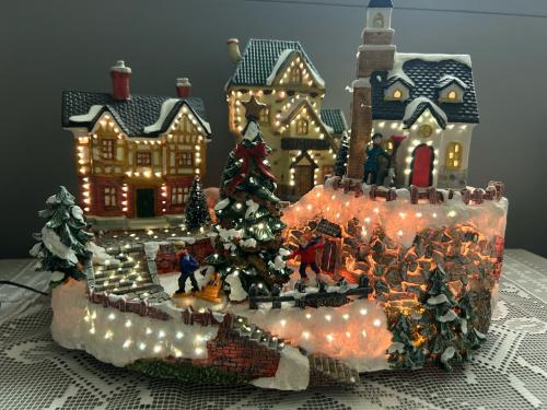 Vintage dickensville porcelein kersthuisjes