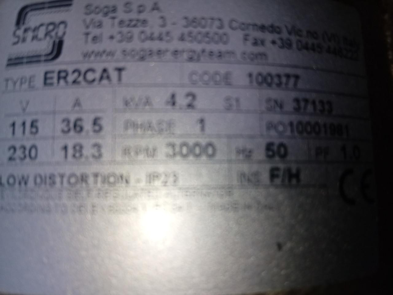 Te koop Honda aggregaat 4.2 kva