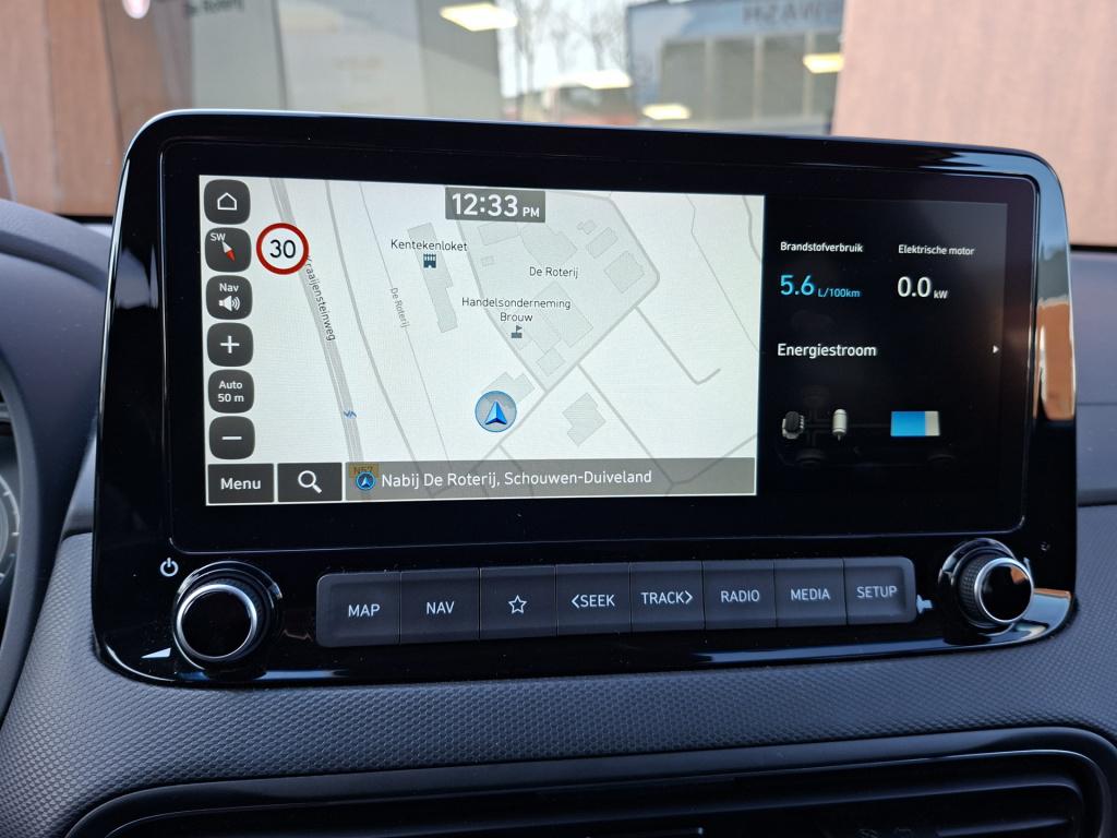 Hyundai Kona 1.6 gdi hev premium | lederen bekleding | stoel/stuur verwarmi