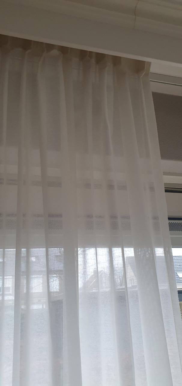 Gordijnen diverse maten kleur off white