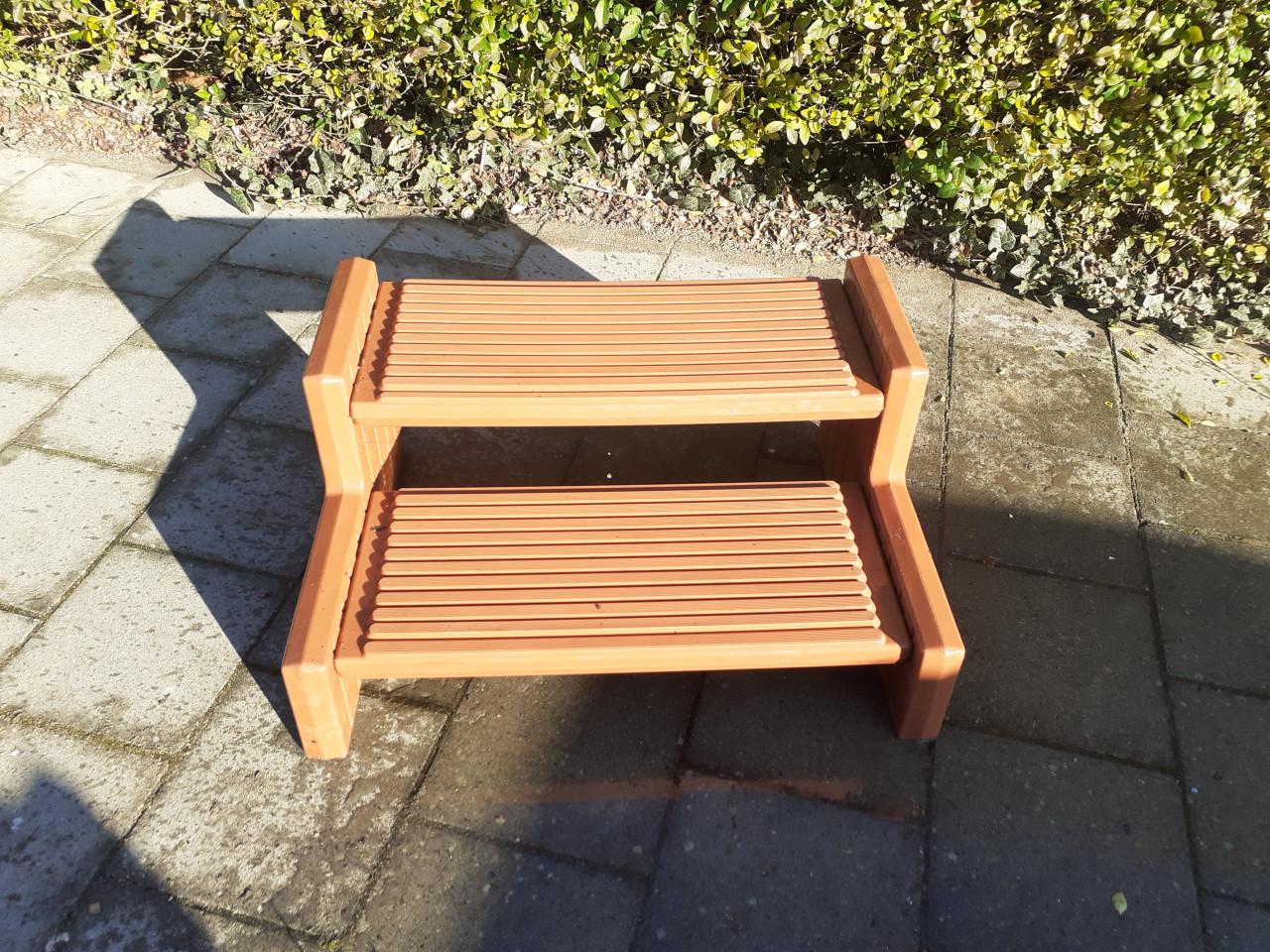 Grote *** OPSTAP *** 80cm brede trap voor caravan  2-treden