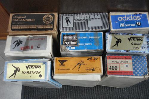 Schaatsen.  Noren - vaste , geen klapschaatsen