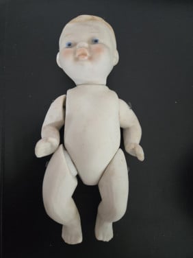 Porseleinen popje Japan 13 cm Shackman