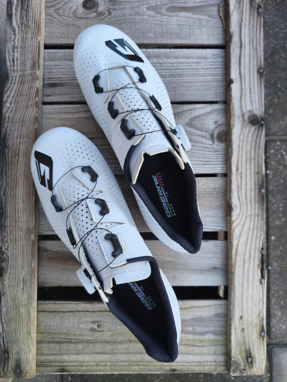 Gaerne race wielerschoen model G-Tuono maat 43.5 matt white