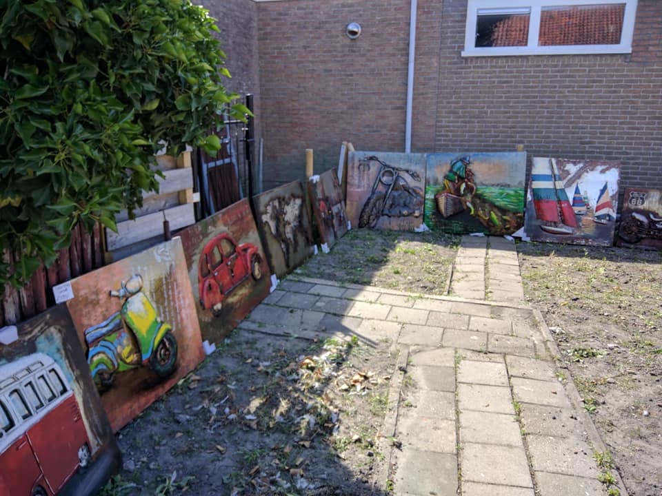 STOERE 3D SCHILDERIJEN BIJ 3Z FACTORY IN ARNEMUIDEN