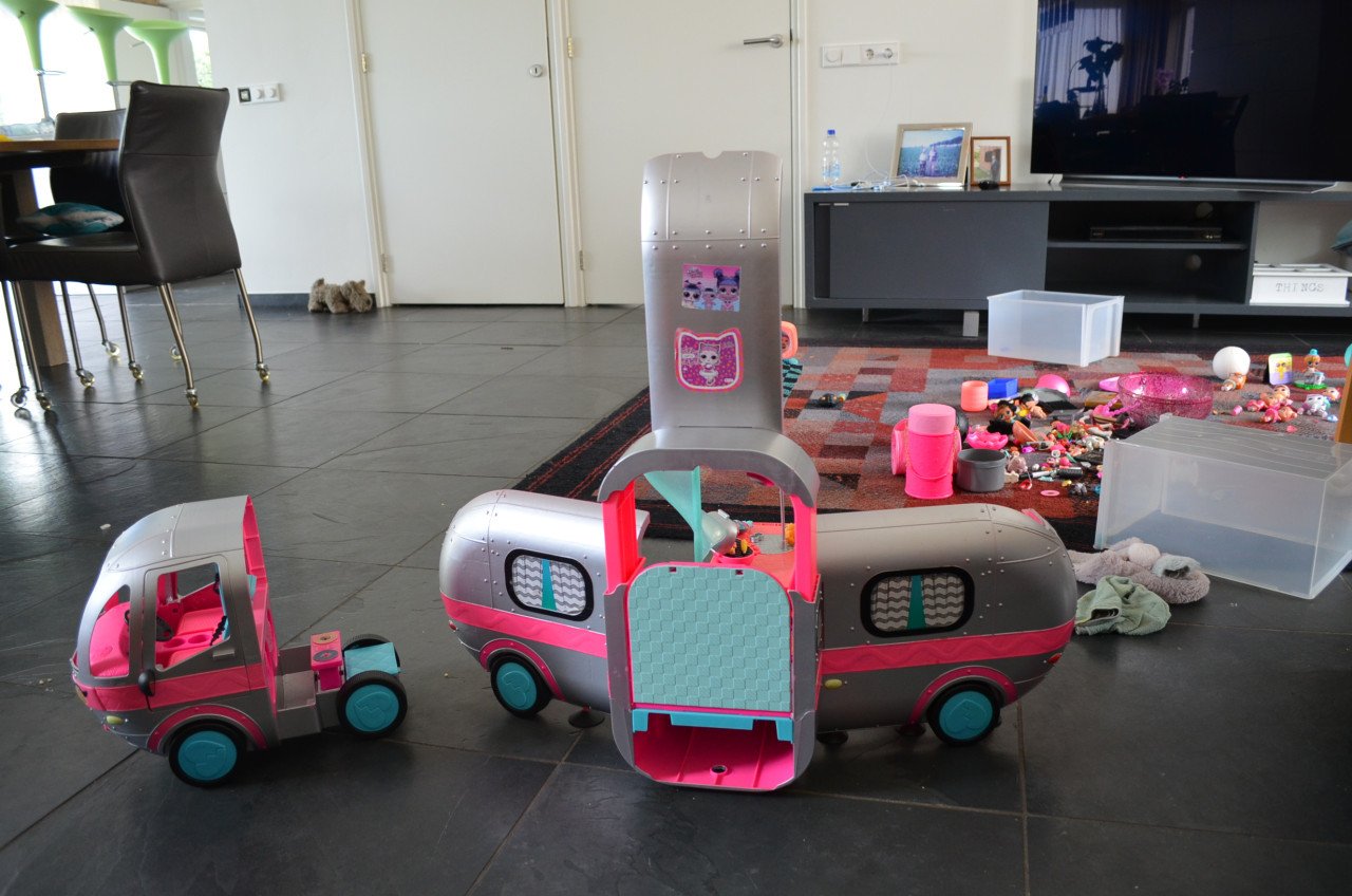 LOL poppenhuis en glampers