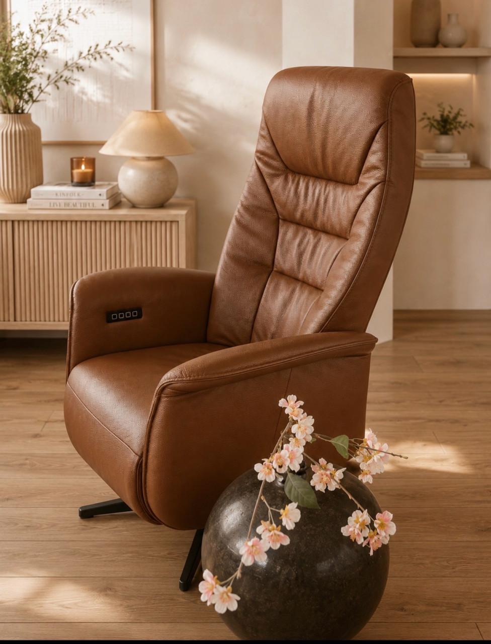 Zeer degelijke elektrische relaxfauteuil mt L