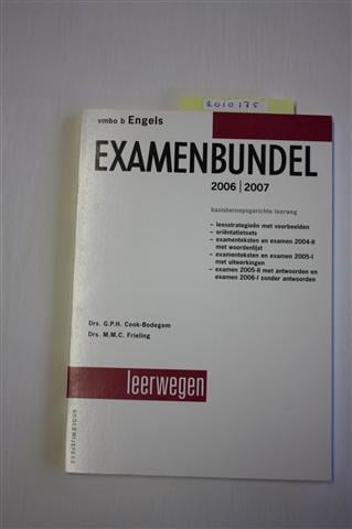 Examenbundel Engels vmbo b ISBN: 9789006073065 Euro 2,50