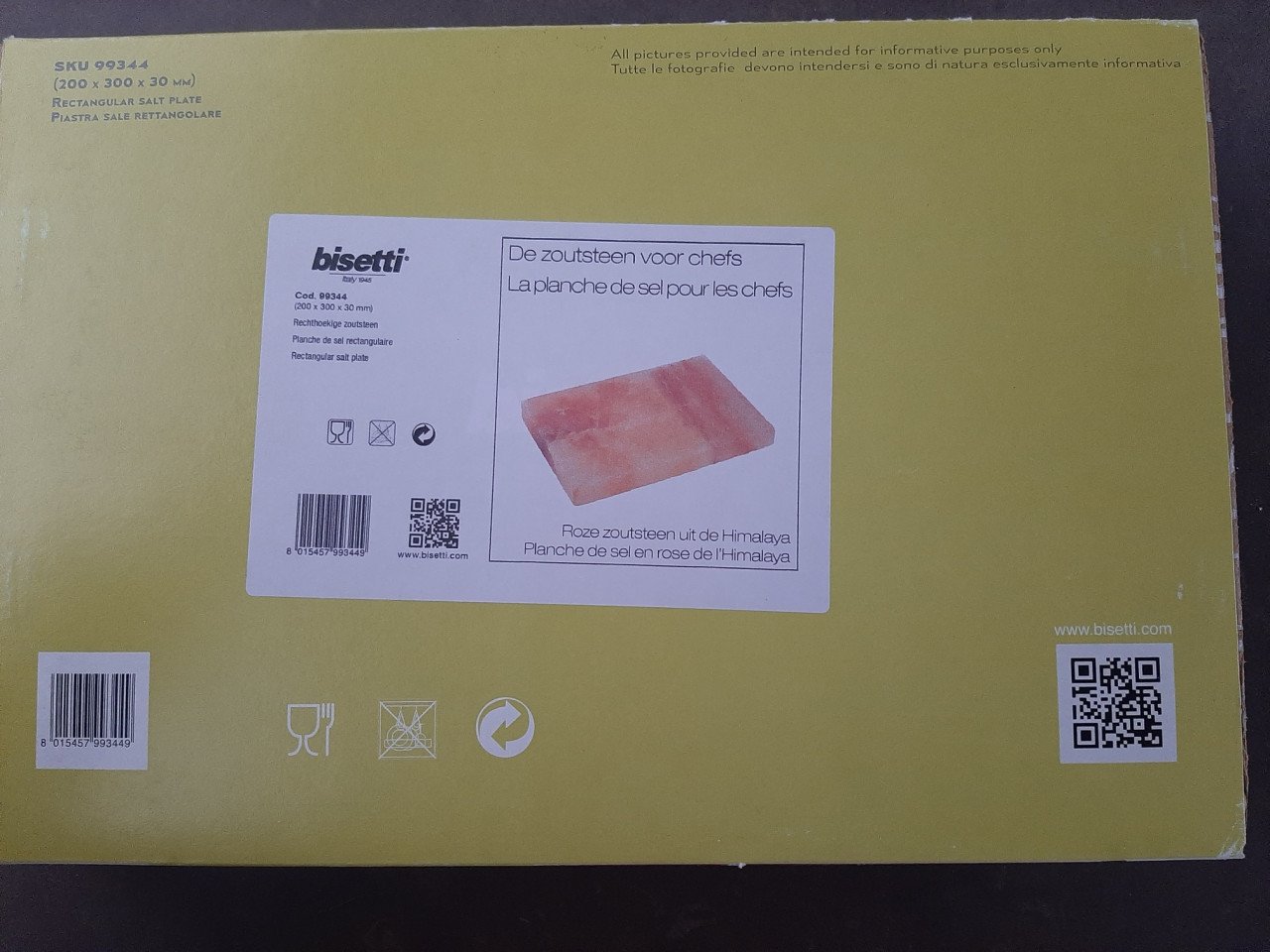 Roze zoutplaat uit de Himalaya
