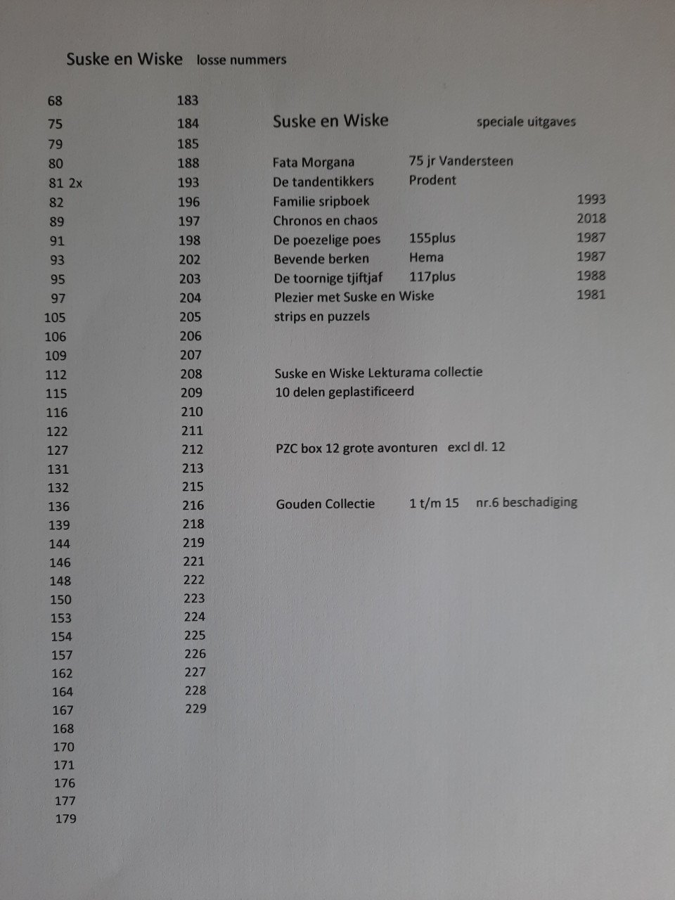 Suske en Wiske verzameling