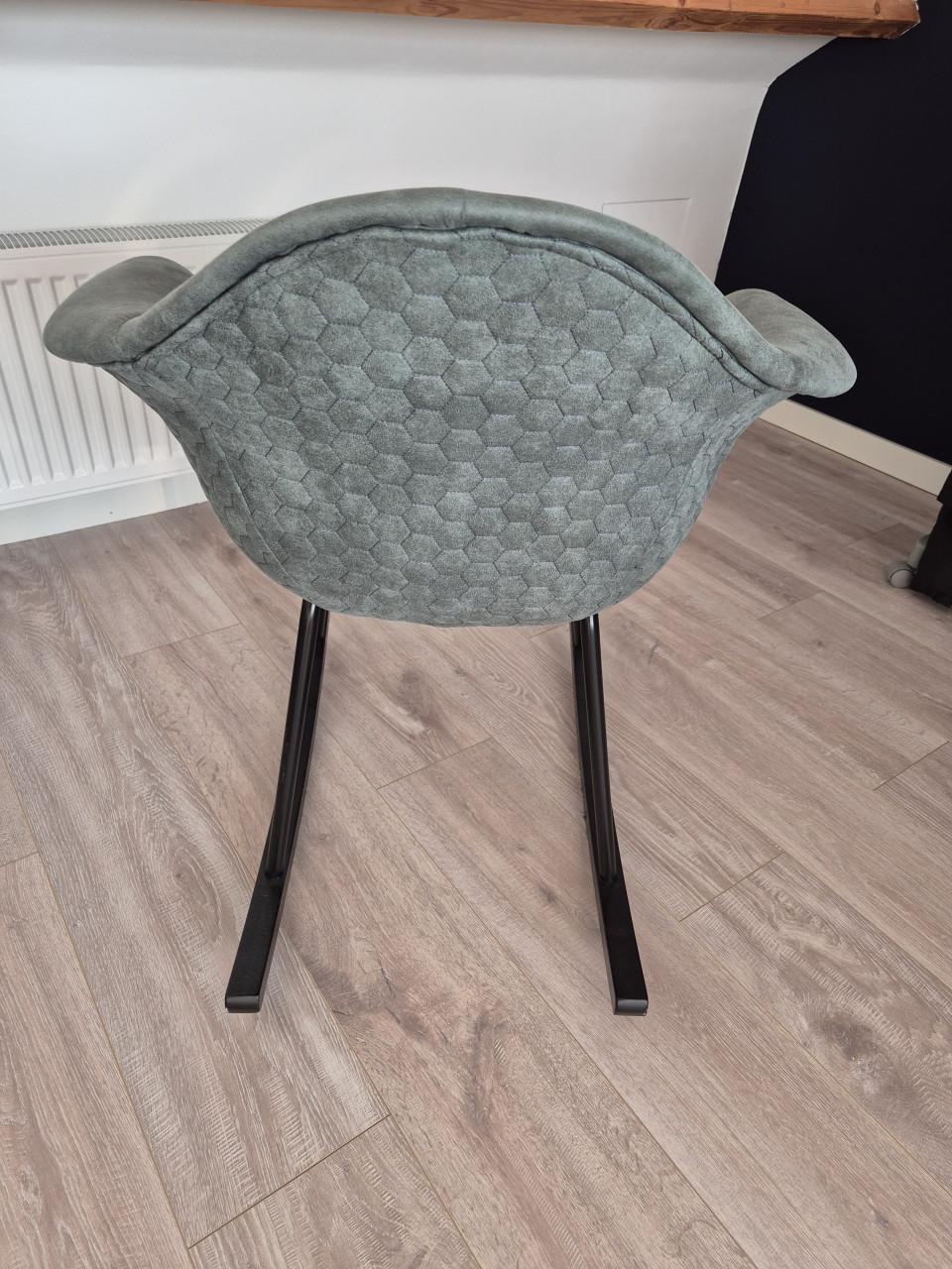 Groene schommelstoel te koop