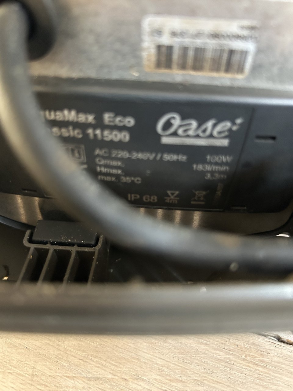 Te koop oase eco classik 11500 Vijverpomp sterke en zuinige pomp
