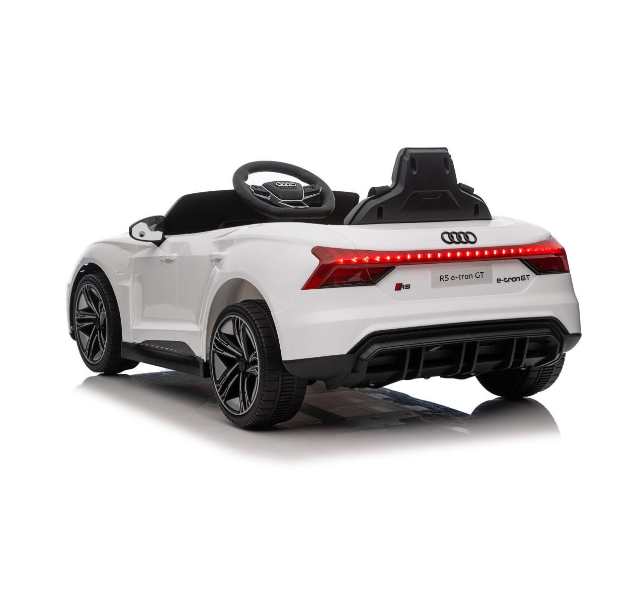 Elektrische Kinderauto 12v - Audi-RS E-Tron GT | Wit