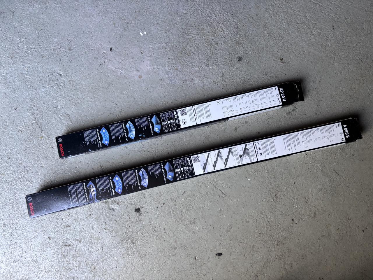 Ruitenwissers Bosch Aero (voor diverse autotypen)