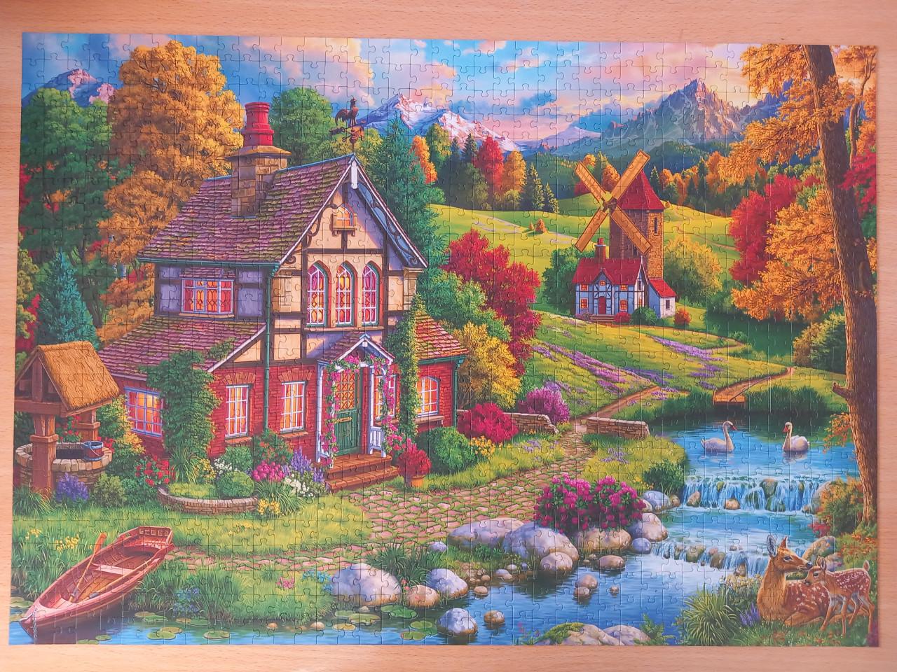 Cozy house by the river