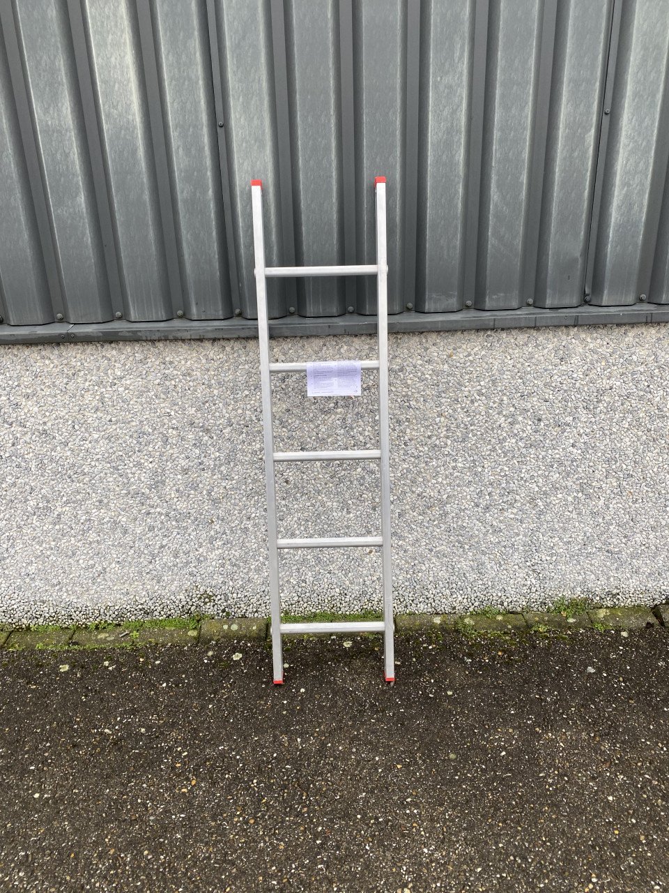 Ladder 6 sporten zwart gecoat NIEUW