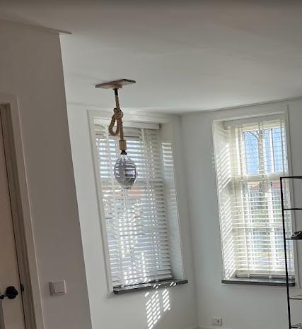 Hanglamp van touw met druppelvormige lichtbron (inclusief)