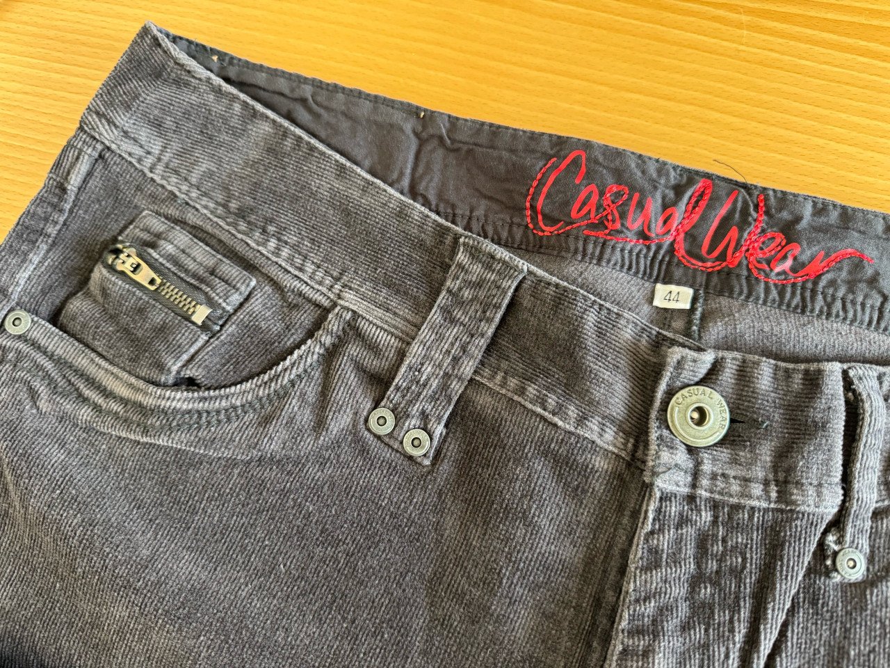 Vintage Miss Etam Corduroy Broek, maat 44