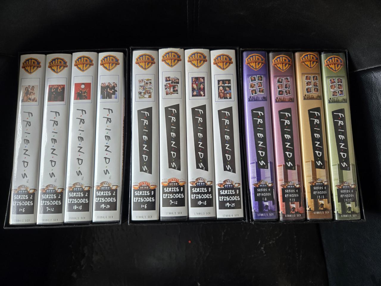 Friends Boxset VHS Serie 2-3-4.