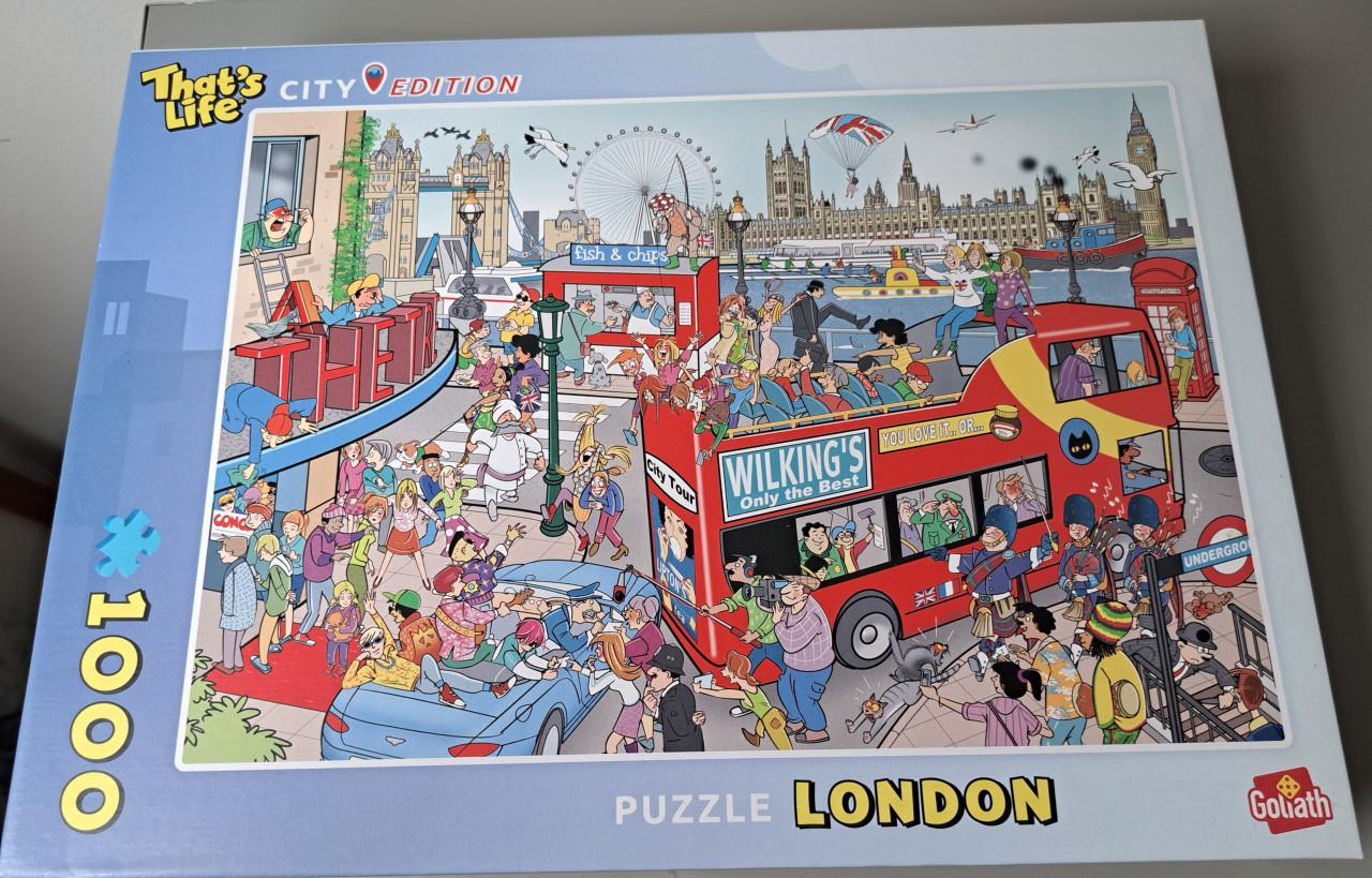 Legpuzzels van 1000 stukjes.