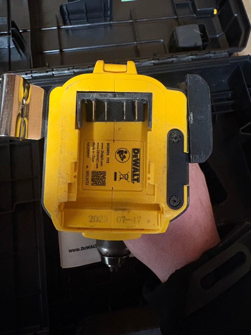 Dewalt DCD805NT 18v accu boormachine