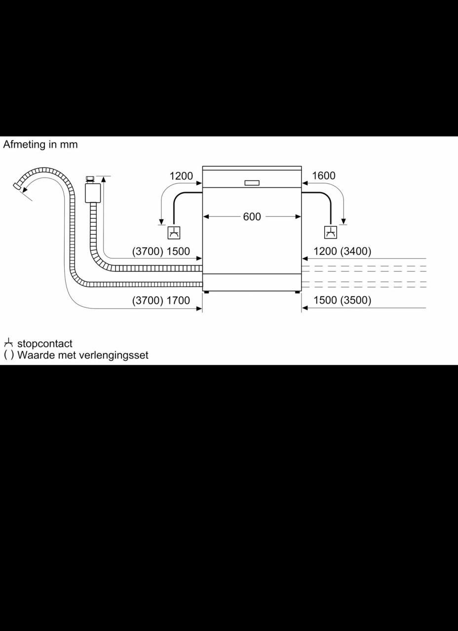 Niet gebruikte Bosch SMS25AW00N vrijstaand Vaatwasser klasse A++