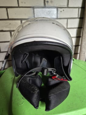 Scooterhelm wit