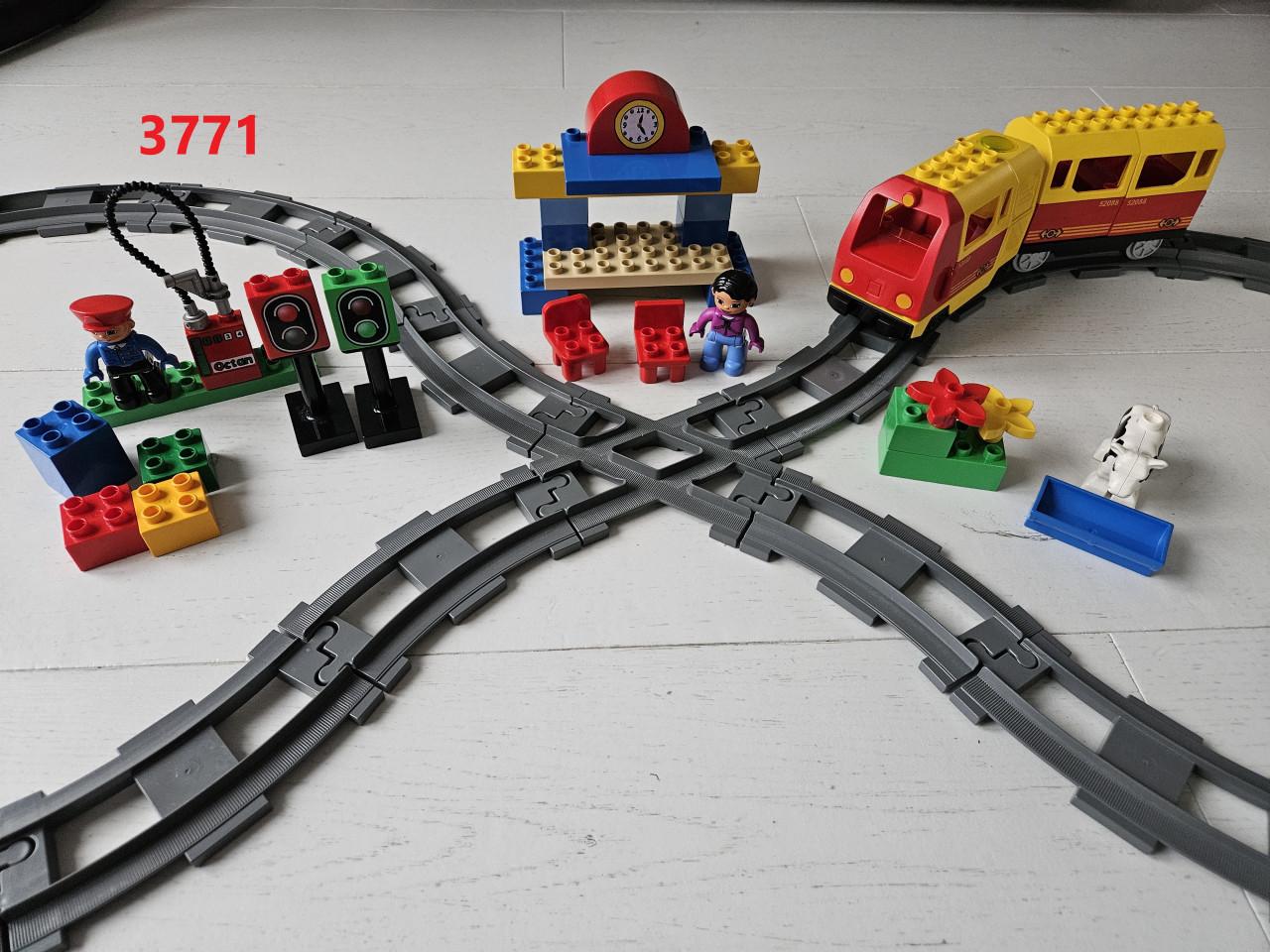 Grote hoeveelheid Duplo trein, 3 sets bij elkaar