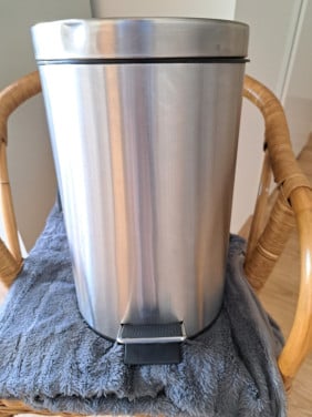 Pedaalemmer 12 L Mat rvs.