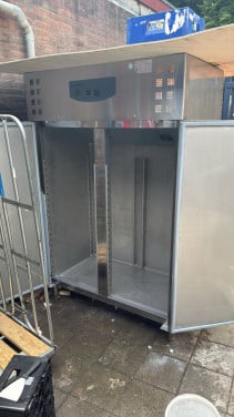 Professionele Horeca vrieskast 1200L dubbeldeurs RVS