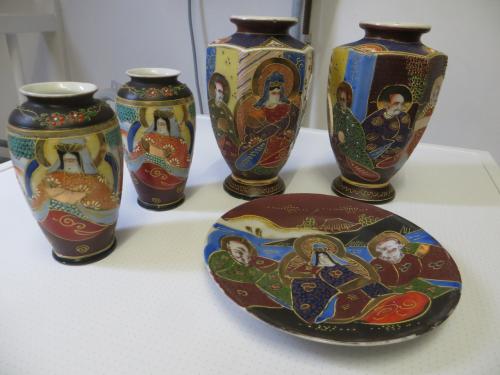 Satsuma aardewerk set