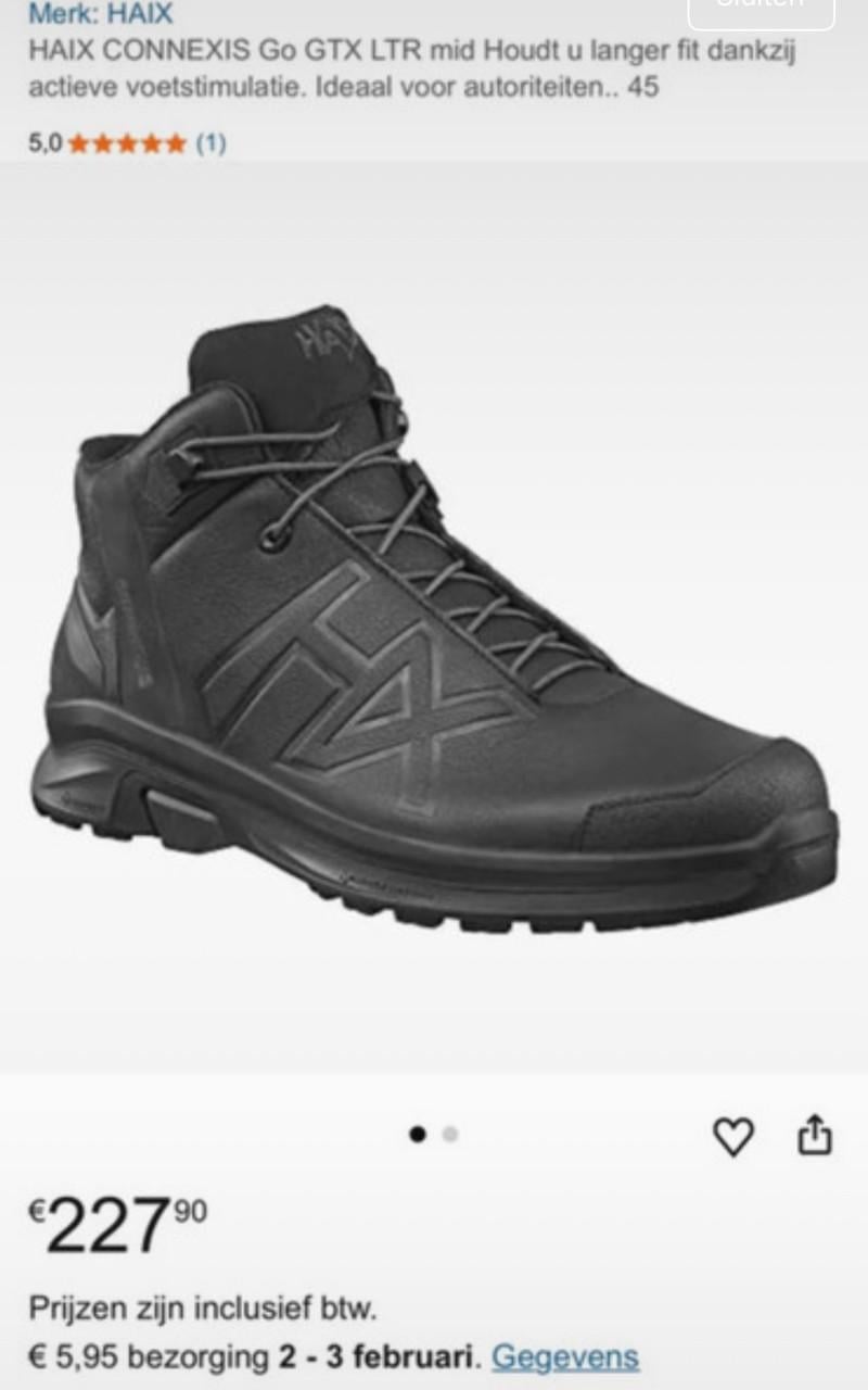 Nieuwe haix schoenen maat 44