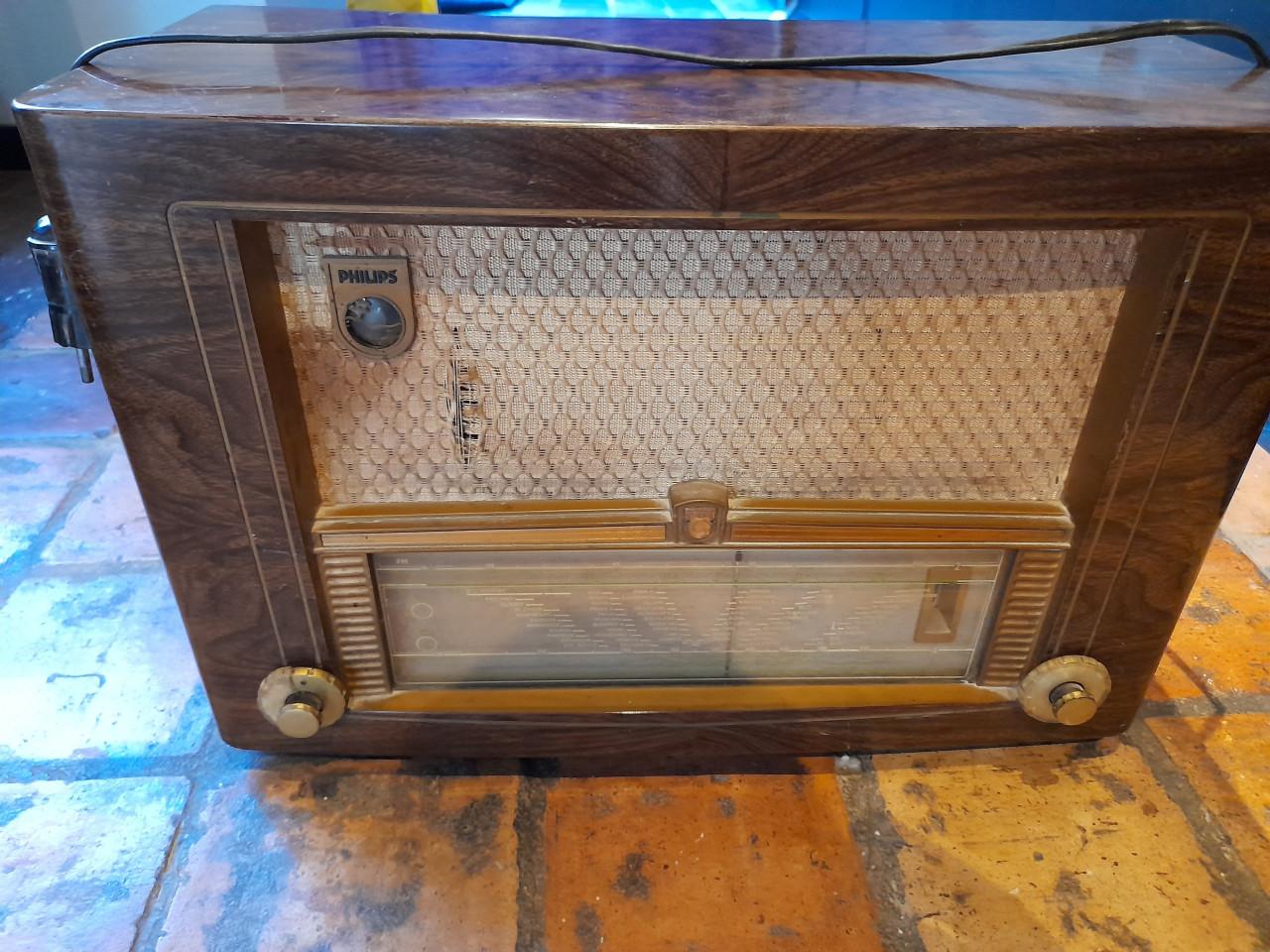 Philips BX534-14 buizenradio jaren 50