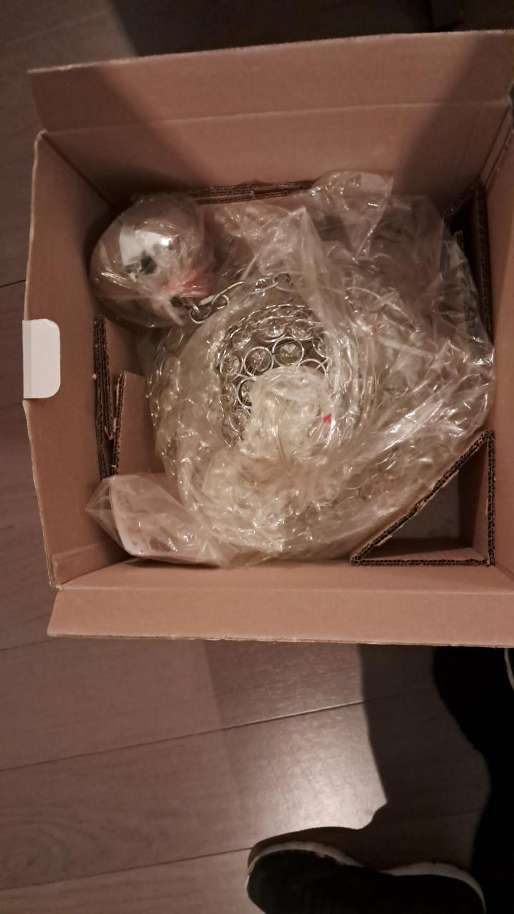 Nieuwe hanglamp (kroonluchter)