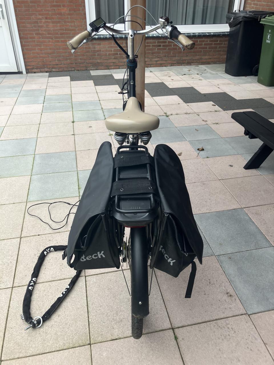 Puch E-Rock zwarte damesfiets