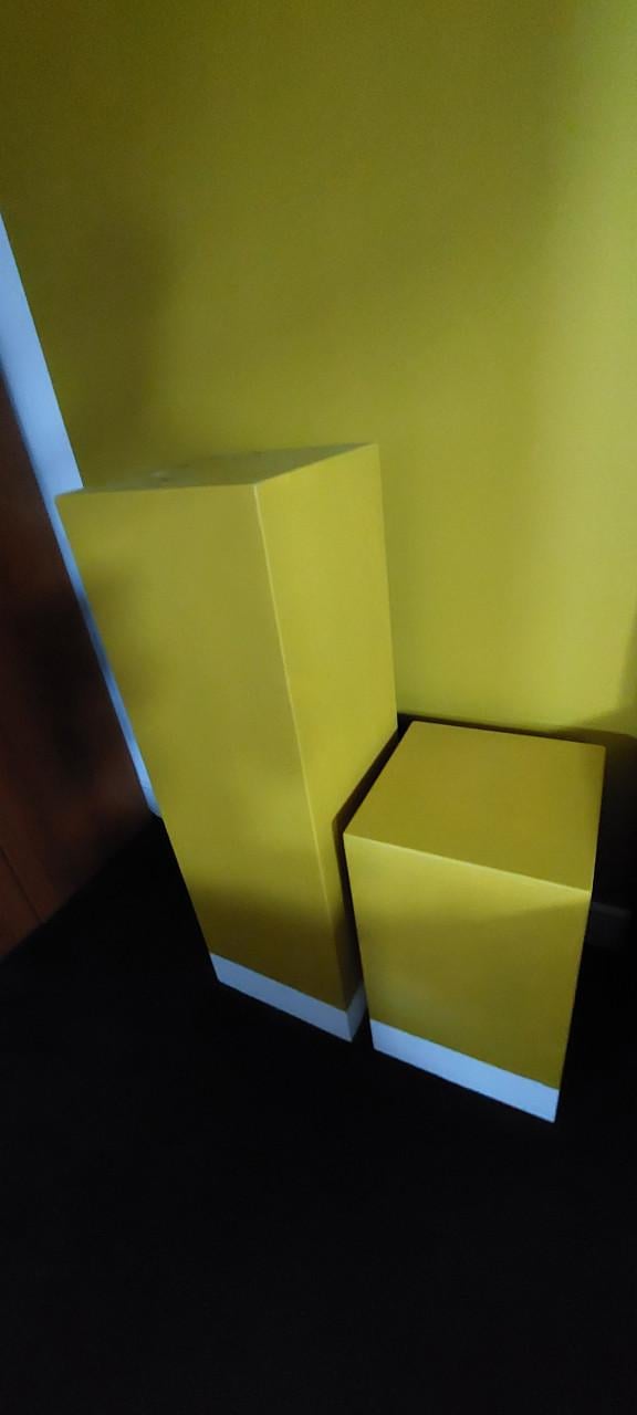 Houten zuilen 2 stuks