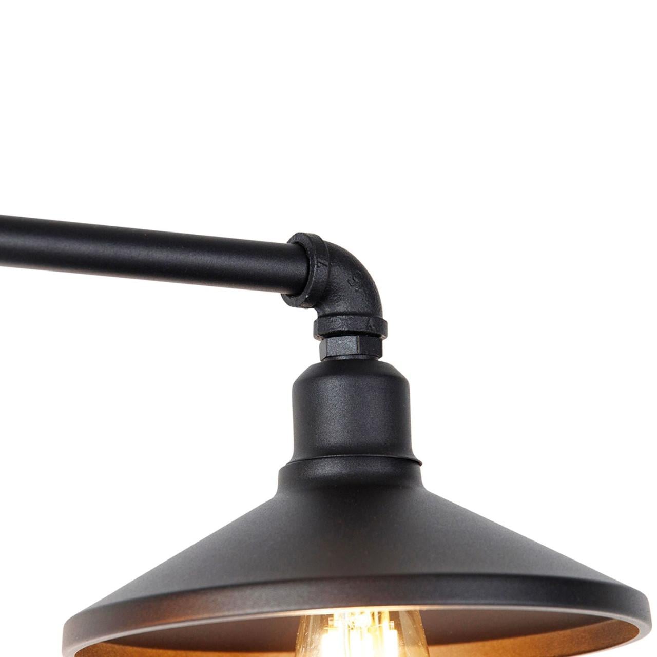 Hanglamp zwart 4-lichts