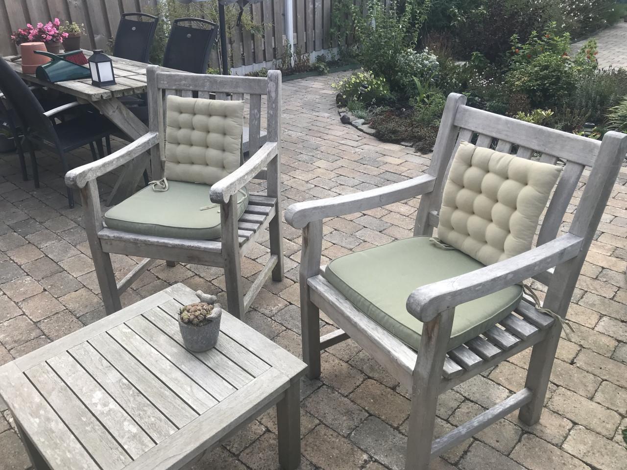 Teak houten tuinmeubelen