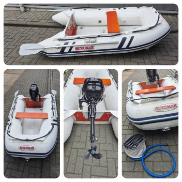 Suzamar DS 230 Air + Suzuki DF2.1 (juni geserviced)